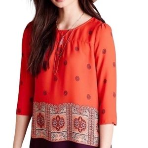 MAEVE orange/red top